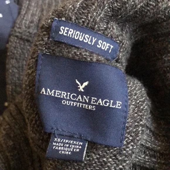 Men’s American Eagle sweater, seriously soft, never worn, XS - Picture 4 of 4